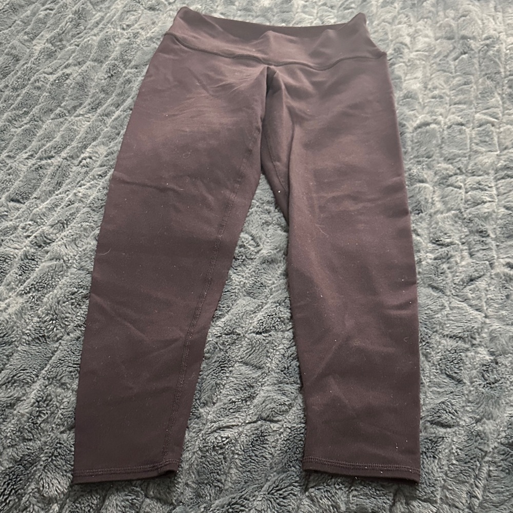 Alo cropped leggings black, size small